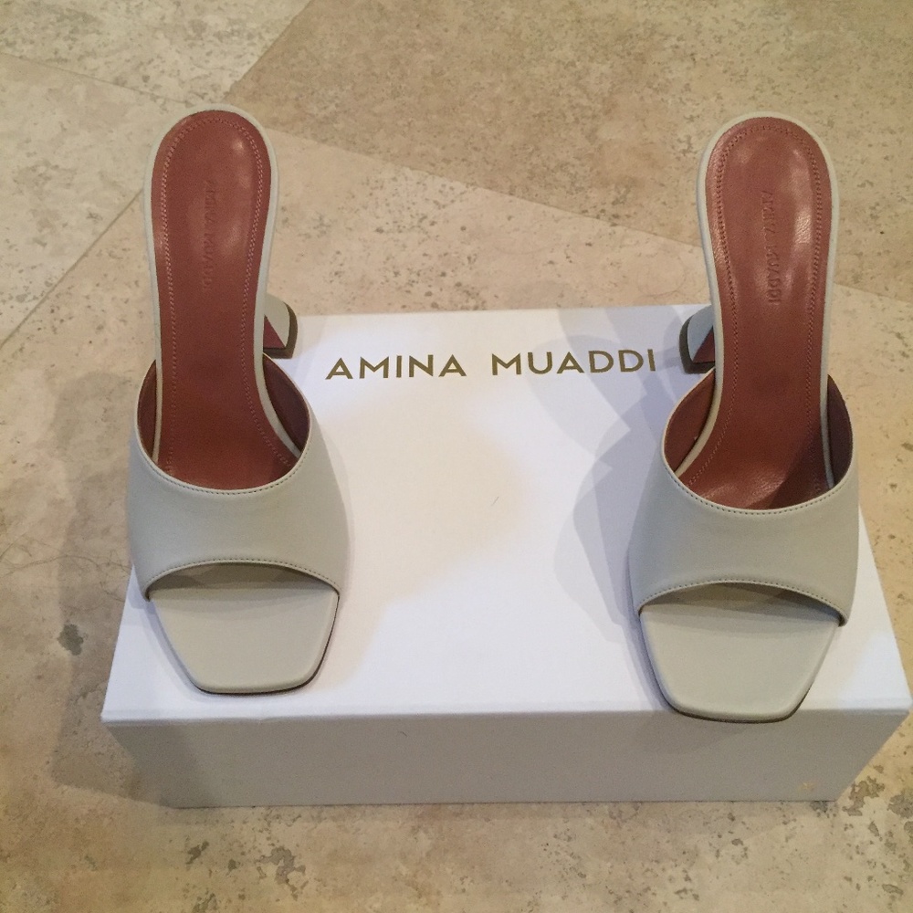 New Amina Muaddi Lupita Sandals